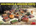 MINIART MIN35629 VEGETABLES & WOODEN CRATES KIT 1:35 Modellino