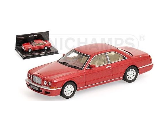 MINICHAMPS 436139920 BENTLEY CONTINENTAL R 1996 RED METALLIC Modellino