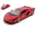 BBURAGO BU21099R LAMBORGHINI SIAN FKP 37 METALLIC RED 1:24 Modellino