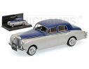 MINICHAMPS 436139950 BENTLEY S2 1960 SILVER & BLUE Modellino