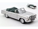 NOREV NV183761 MERCEDES 280 SE CABRIOLET 1969 SILVER METALLIC 1:18 Modellino