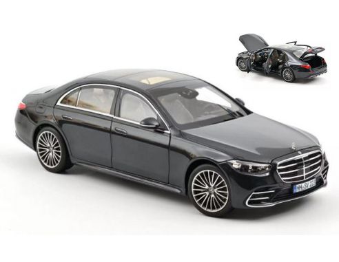 NOREV NV183800 MERCEDES S CLASS AMG 2021 ANTHRACITE BLUE METALLIC 1:18 Modellino