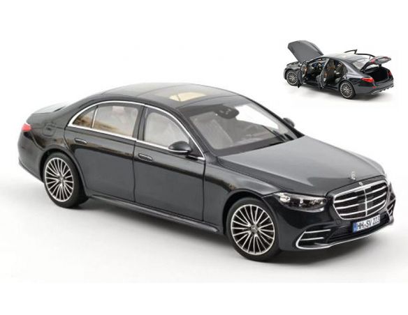 NOREV NV183800 MERCEDES S CLASS AMG 2021 ANTHRACITE BLUE METALLIC 1:18 Modellino