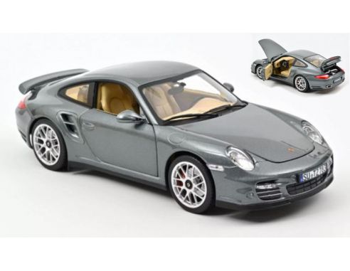 NOREV NV187623 PORSCHE 911 TURBO 2010 GREY METALLIC 1:18 Modellino