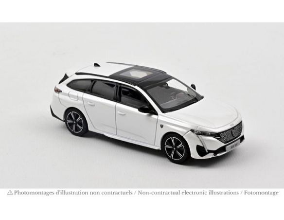 NOREV NV473937 PEUGEOT 308 SW GT 2021 PEARL WHITE 1:43 Modellino