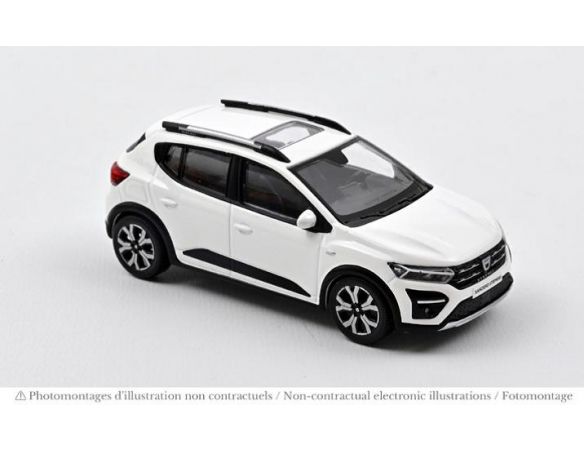 NOREV NV509031 DACIA SANDERO STEPWAY 2021 WHITE 1:43 Modellino
