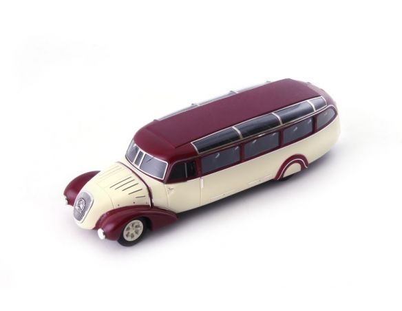 AUTOCULT ATC10008 MERCEDES O3750 STRAMILINE BUS 1936 IVORY/RED 1:43 Modellino