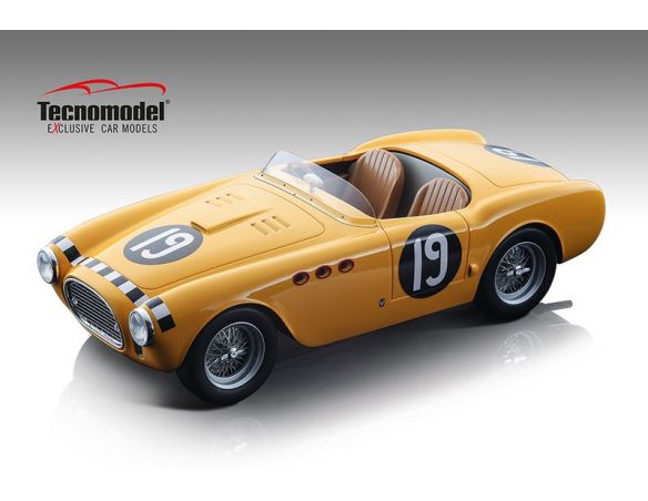 TECNOMODEL TMD18206C FERRARI 225 S N.19 2nd PORTUGAL GP 1952 C.DE OLIVEIRA 1:18 Modellino