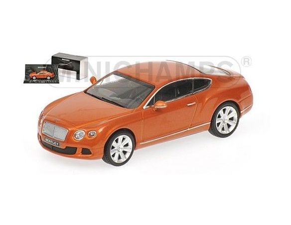 Minichamps PM436139981 BENTLEY CONTINENTAL GT 2011 ORANGE 1:43 Modellino