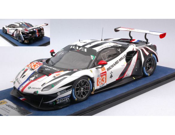 LOOKSMART LS18LM025 FERRARI 488 GTE EVO N.83 24H LE MANS 2020 COLLARD/NIELSEN/PERRODO 1:18 Modellino