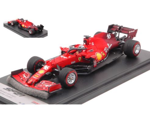 LOOKSMART LSF1035 FERRARI SF21 N.16 BAHRAIN GP 2021 CHARLES LECLERC 1:43 Modellino