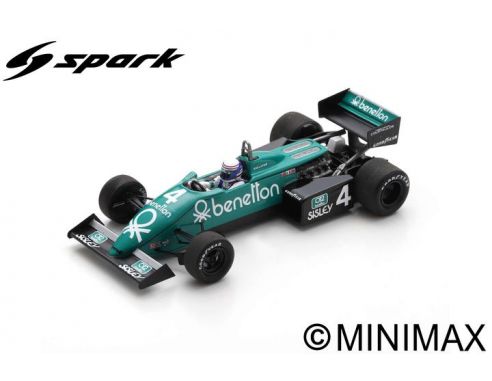 SPARK MODEL S7285 TYRRELL 011 DANNY SULLIVAN 1983 N.4 5th MONACO GP 1:43 Modellino