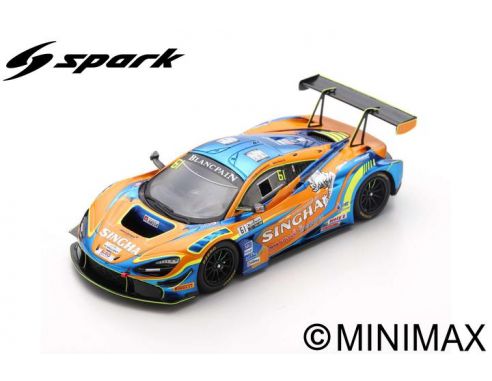 SPARK MODEL SA208 MC LAREN 720S GT3 N.61 WORLD CHALLENGE ASIA 2019 P.BHIROMBHAKDI-K.SAWA Modellino