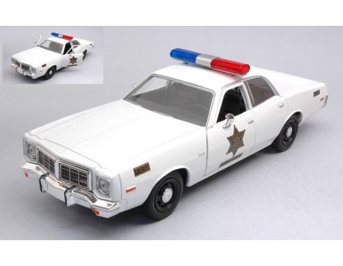 GREENLIGHT GREEN84104 DODGE CORONET 1975 HAZZARD CONTY SHERIFF 1:24 Modellino