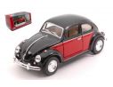 KINSMART KT5373WBK VW CLASSICAL BEETLE 1967 BLACK/RED cm 12 BOX Modellino