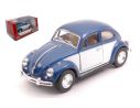 KINSMART KT5373WB VW CLASSICAL BEETLE 1967 BLUE/WHITE cm 12 BOX Modellino