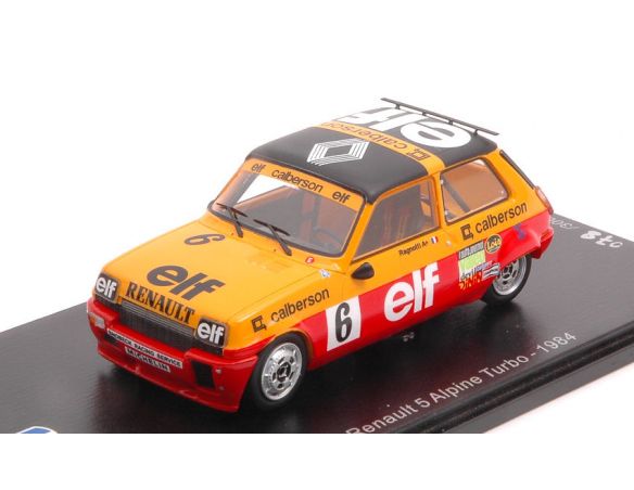 SPARK MODEL SF151 RENAULT 5 ALPINE TURBO N.6 1984 JEAN RAGNOTTI 1:43 Modellino
