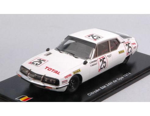 SPARK MODEL SB341 CITROEN SM N.25 24 H SPA 1974 G.CHASSEUIL-F.MIGAULT 1:43 Modellino