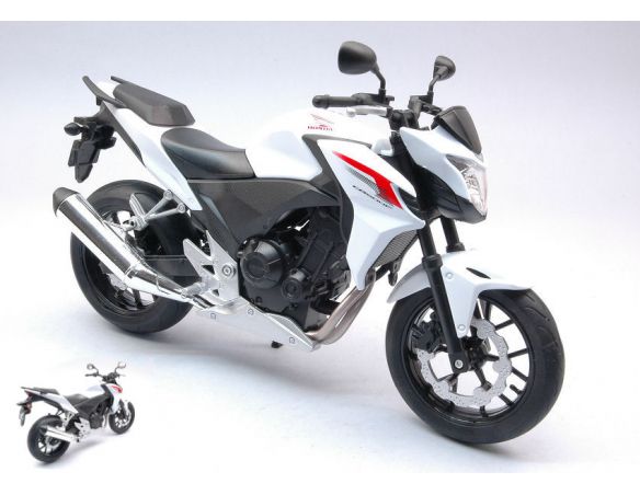 WELLY WE62810 HONDA CB500F WHITE 1:10 Modellino
