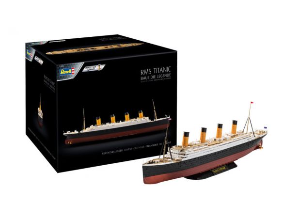REVELL RV01038 ADVENT CALENDAR 1:600 RSM TITANIC (EASY CLICK SYSTEM) Modellino