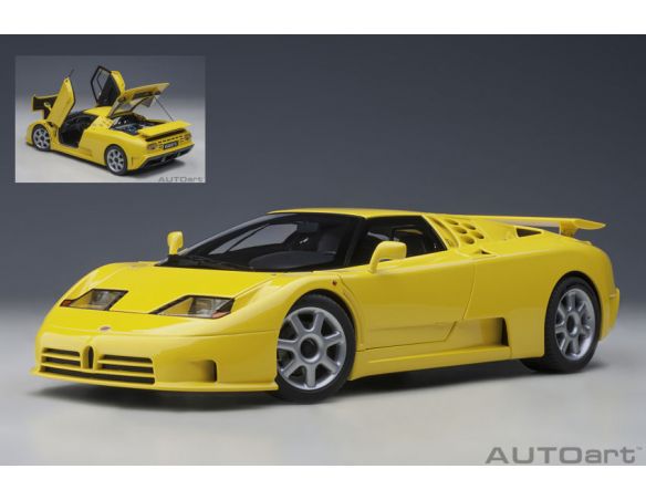 AUTOART AA70918 BUGATTI EB 110 SS 1992 BLUE 1:18 Modellino