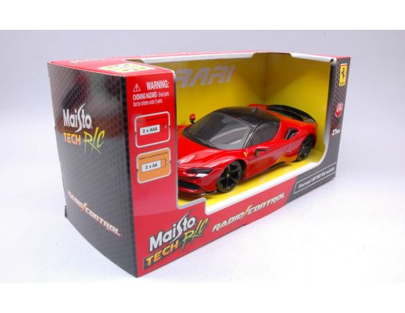 MAISTO MI81509 FERRARI SF90 STRADALE  RADIOCOMANDO 1:24 Modellino