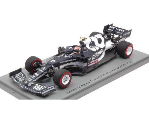 SPARK MODEL S7677 ALPHA TAURI AT02 PIERRE GASLY 2021 N.10 6th MONACO GP 1:43 Modellino