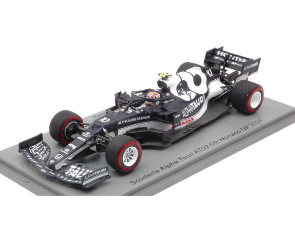 SPARK MODEL S7677 ALPHA TAURI AT02 PIERRE GASLY 2021 N.10 6th MONACO GP 1:43 Modellino