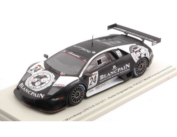 SPARK MODEL S9605 LAMBORGHINI MURCIELAGO LP670 GT1 FIA GT1 2010 P.KOX-C.HAASE 1:43 Modellino