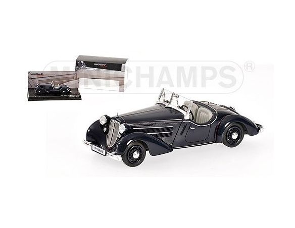 Minichamps PM437019130 AUDI FRONT 225 ROADSTER 1935 BLUE 1:43 Modellino