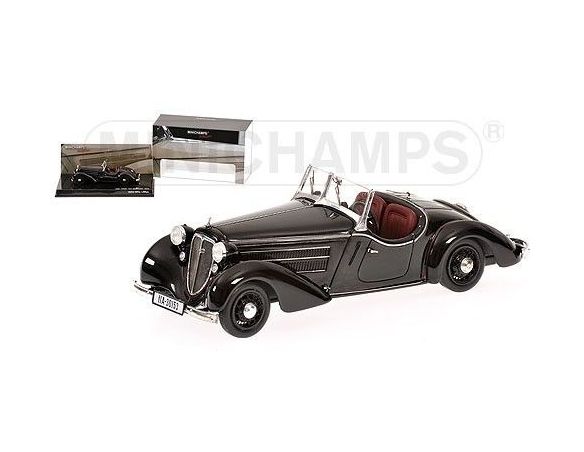 Minichamps PM437019131 AUDI FRONT 225 ROADSTER'35 BLK 1:43 Modellino