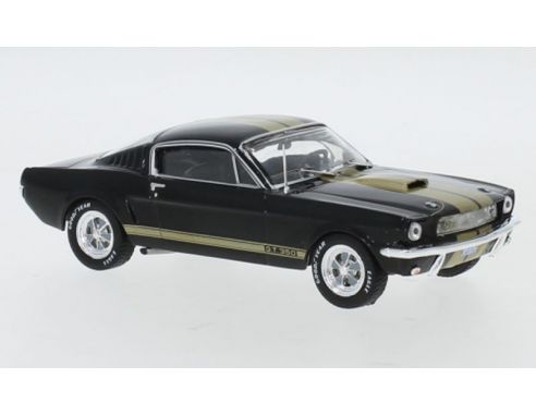 IXO MODEL CLC377N FORD MUSTANG SHELBY GT 350 1965 BLACK/GOLD 1:43 Modellino
