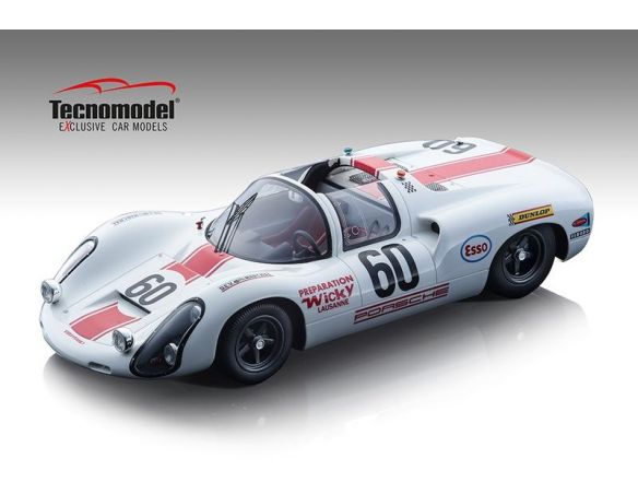 TECNOMODEL TMD18158A PORSCHE 910 N.60 LE MANS 1969 DE MORTEMART-MESANGE 1:18 Modellino