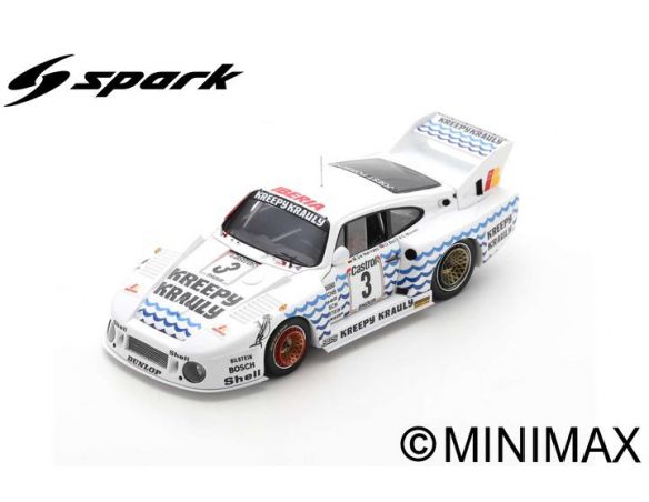 SPARK MODEL S4754 PORSCHE 935 J N.3 3rd 9H KYALAMI 1981 G.MORETTI-D.BELL-M.DE NARVAEZ 1:43 Modellino