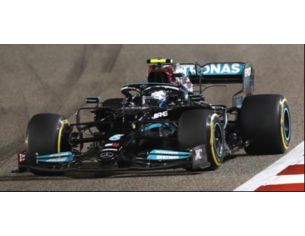 SPARK MODEL S7661 MERCEDES W12  VALTTERI BOTTAS 2021 N.77 3rd BAHRAIN GP 1:43 Modellino