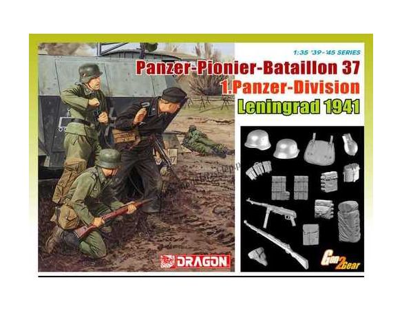 DRAGON D6651 PANZER - PIONIER BATAILLON 37 KIT 1:35 Modellino