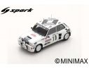SPARK MODEL S5561 RENAULT 5 TURBO N.10 MONTE CARLO 1985 D.SNOBECK-J.P.BECHU 1:43 Modellino