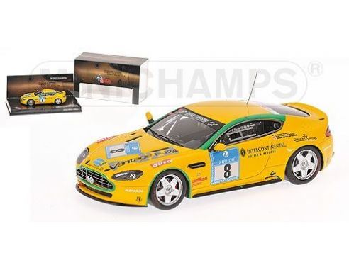 MINICHAMPS 437081308 ASTON MARTIN V8 VANTAGE N24 MARSH 24H NUERBURGRING 2008 Modellino