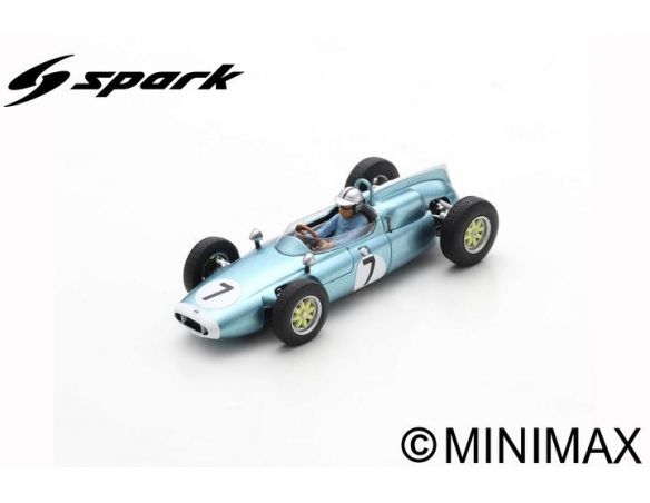 SPARK MODEL S8066 COOPER T53 BRUCE MC LAREN 1961 N.7 4th SOLITUDE GP 1:43 Modellino