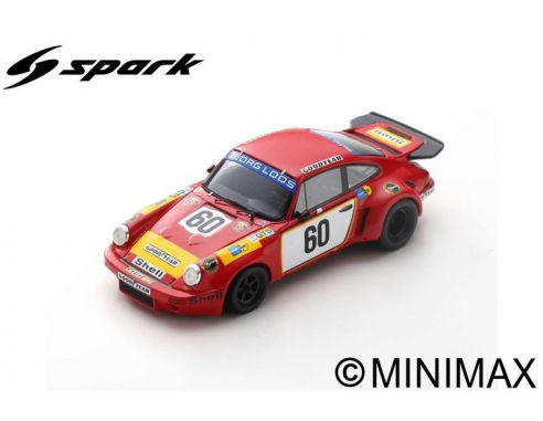 SPARK MODEL S9804 PORSCHE 911 CARRERA RSR 3.0 N.60 LM 1975 T.HEZEMANS-M.SCHIRTI 1:43 Modellino