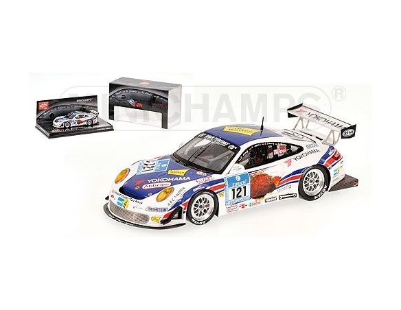 MINICHAMPS 437086121 PORSCHE 997 HEYER SCHMITZ ABBELEN 24H NURBURGRING 2008 Modellino