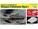 DRAGON D6484 SD.KFZ.181 PZ.KPFW.VI AUSF.E GRUPPE FEHRMANN TIGER I KIT 1:35 Modellino