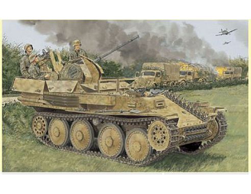 DRAGON D6590 FLAK 38 (t) AUSF.M LATE PRODUCTION KIT 1:35 Modellino