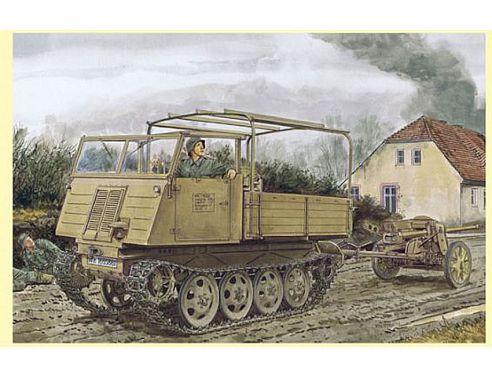 DRAGON D6684 GERMAN RSO/03 + 5 cm PAK 38 KIT 1:35 Modellino