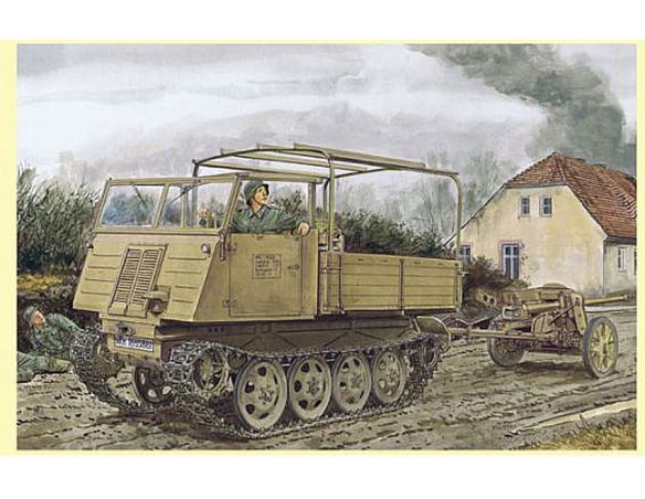 DRAGON D6684 GERMAN RSO/03 + 5 cm PAK 38 KIT 1:35 Modellino