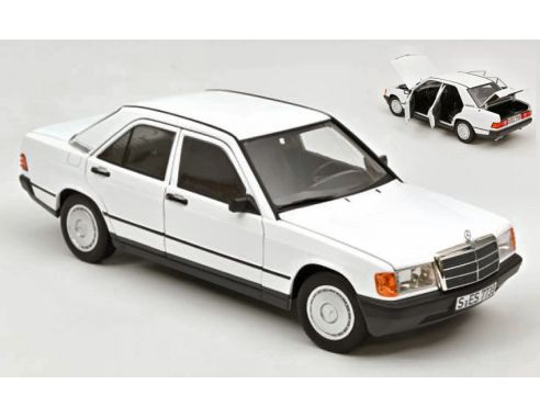 NOREV NV183820 MERCEDES 190E 1984 WHITE 1:18 Modellino