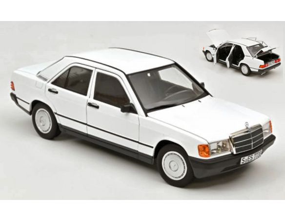 NOREV NV183820 MERCEDES 190E 1984 WHITE 1:18 Modellino