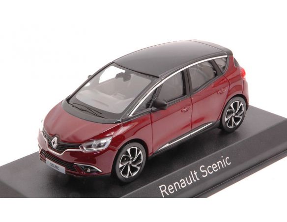 NOREV NV517734 RENAULT SCENIC 2016 DARK RED & BLACK 1:43 Modellino