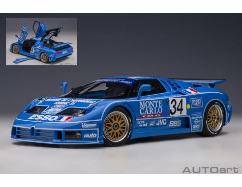 AUTOART AA89417 BUGATTI EB110 N.34 LM 1994 CUDINI-HELARY-BOUILLON 1:18 Modellino