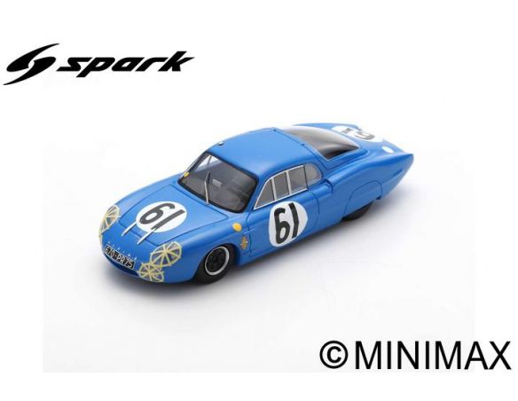 SPARK MODEL S5685 ALPINE M63B N.61 LM 1965 R.BOUHARDE-P.MONNERET 1:43 Modellino